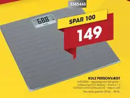 Punkt1 Kulz Personvægt tilbud
