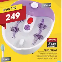 Punkt1 Point Fodbad tilbud