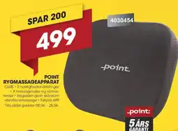 Punkt1 Point Rygmassageapparat tilbud
