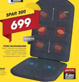 Punkt1 Point Massagesæde tilbud
