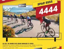 Punkt1 LG 55" 4K Qned evo edge miniled tv 2025 tilbud