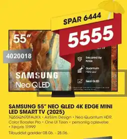 Punkt1 Samsung 55" Neo Qled 4K edge mini led smart tv (2025) tilbud