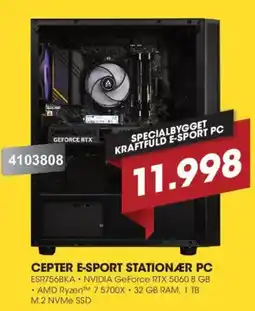 Punkt1 Cepter E-sport stationær PC tilbud