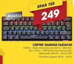 Punkt1 Cepter gaming tastatur tilbud