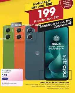 Punkt1 Motorola Moto G06.64 GB tilbud