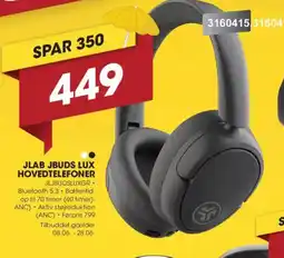 Punkt1 JLAB JBUDS Lux hovedtelefoner tilbud