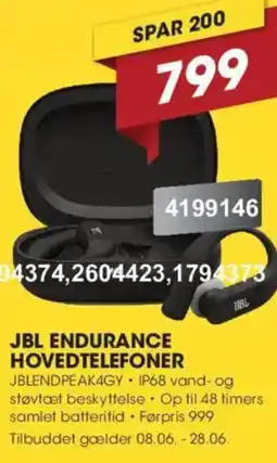 Punkt1 JBL Endurance hovedtelefoner tilbud