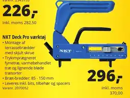 10-4 Byggecenter NKT Deck Pro værktøj tilbud