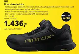10-4 Byggecenter FS55 Airtox sikkerhedssko tilbud