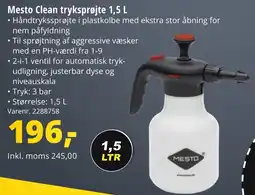10-4 Byggecenter Mesto Clean tryksprøjte tilbud