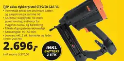 10-4 Byggecenter TJEP akku dykkerpistol ST15/50 GAS 3G tilbud
