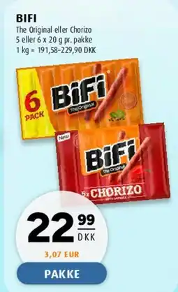 Scandinavian Park Bifi (The Original eller Chorizo) tilbud