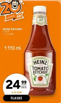 Scandinavian Park Heinz Tomato Ketchup 1.17 L tilbud