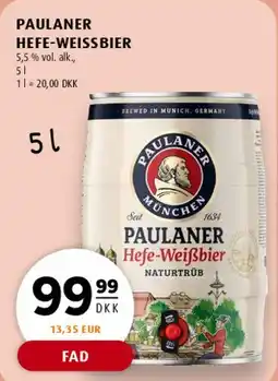 Scandinavian Park Paulaner Hefe-Weissbier (5 L) tilbud