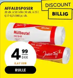 Scandinavian Park Affaldsposer (rulle) tilbud