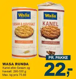Let-Køb Wasa Runda tilbud