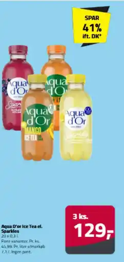 Fleggaard Aqua D'or Ice Tea el. Sparkles tilbud