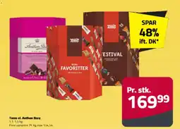 Fleggaard Toms el. Anthon Berg tilbud