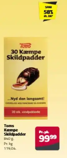Fleggaard Tomo 30 kæmpe skildpadder tilbud