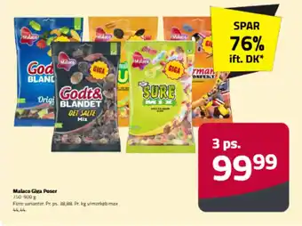 Fleggaard Malaco Giga Poser tilbud