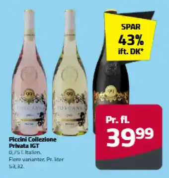 Fleggaard Piccini Collezione Privata IGT tilbud
