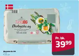 Fleggaard Økologiske Æg S/M tilbud