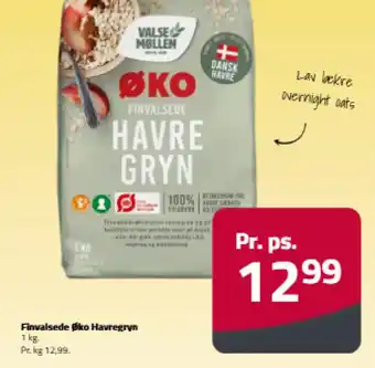 Fleggaard Finvalsede Øko Havregryn tilbud