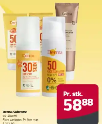 Fleggaard Derma Solcreme tilbud