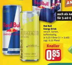 REWE DE Red Bull Energy Drink tilbud