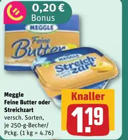 REWE DE Meggle Feine Butter oder Streichzart tilbud