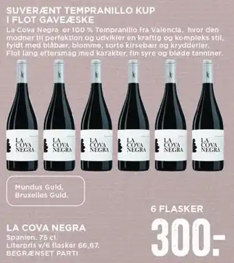 MENY Suverænt Tempranillo Kup I Flot Gaveæske tilbud