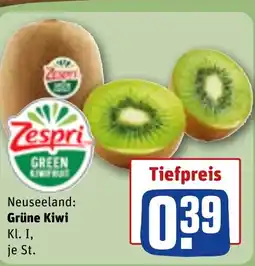 REWE DE Neuseeland: Grüne Kiwi tilbud