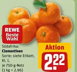 REWE DE REWE Beste Wahl Südafrika: Clementinen tilbud