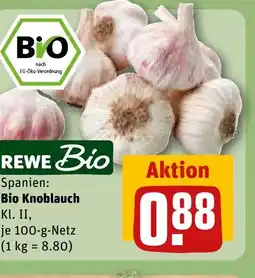 REWE DE REWE Bio Spanien: Bio Knoblauch Kl. II, tilbud