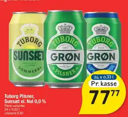 Fakta Tyskland Tuborg (Sunset / Grøn) tilbud