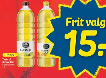 Fakta Tyskland Taste of Nature Olie tilbud