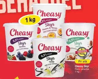 Fakta Tyskland Cheasy Skyr 1 kg tilbud