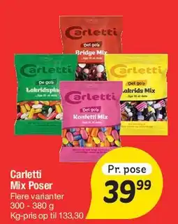 Fakta Tyskland Carletti mix poser tilbud