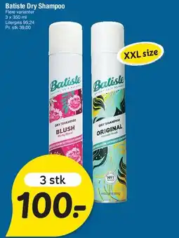 Fakta Tyskland Batiste Dry Shampoo (3-pack) tilbud