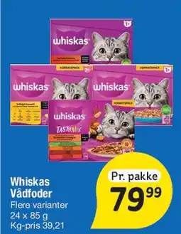 Fakta Tyskland Whiskas (vådfoder / multipak) tilbud