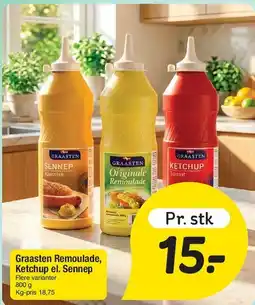 Fakta Tyskland Graasten Remoulade, Ketchup el. Sennep tilbud