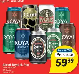 Fakta Tyskland Albani, Royal el. Faxe tilbud