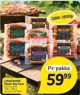 Fakta Tyskland Langelænder Pølser Big Pack tilbud