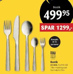 Kop & Kande Bestik (komplet til 12 personer) tilbud