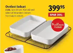 Kop & Kande Ovnfast fadsæt (2 stk.) tilbud