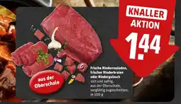 REWE DE Frische Rinderrouladen, frischer Rinderbraten oder Rindergulasch tilbud
