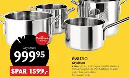 Kop & Kande evatrio Grydesæt tilbud