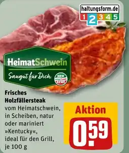 REWE DE Frisches Holzfällersteak tilbud