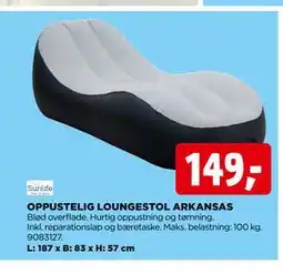 jem & fix OPPUSTELIG LOUNGESTOL ARKANSAS tilbud