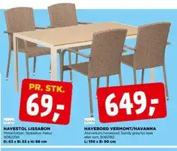 jem & fix HAVEBORD VERMONT/HAVANNA tilbud